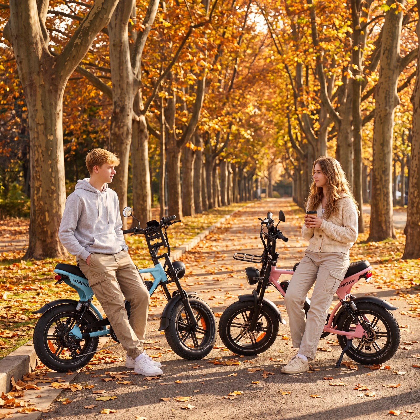 OUXI V8 Ultra Mini Fat Tyre E-Bike