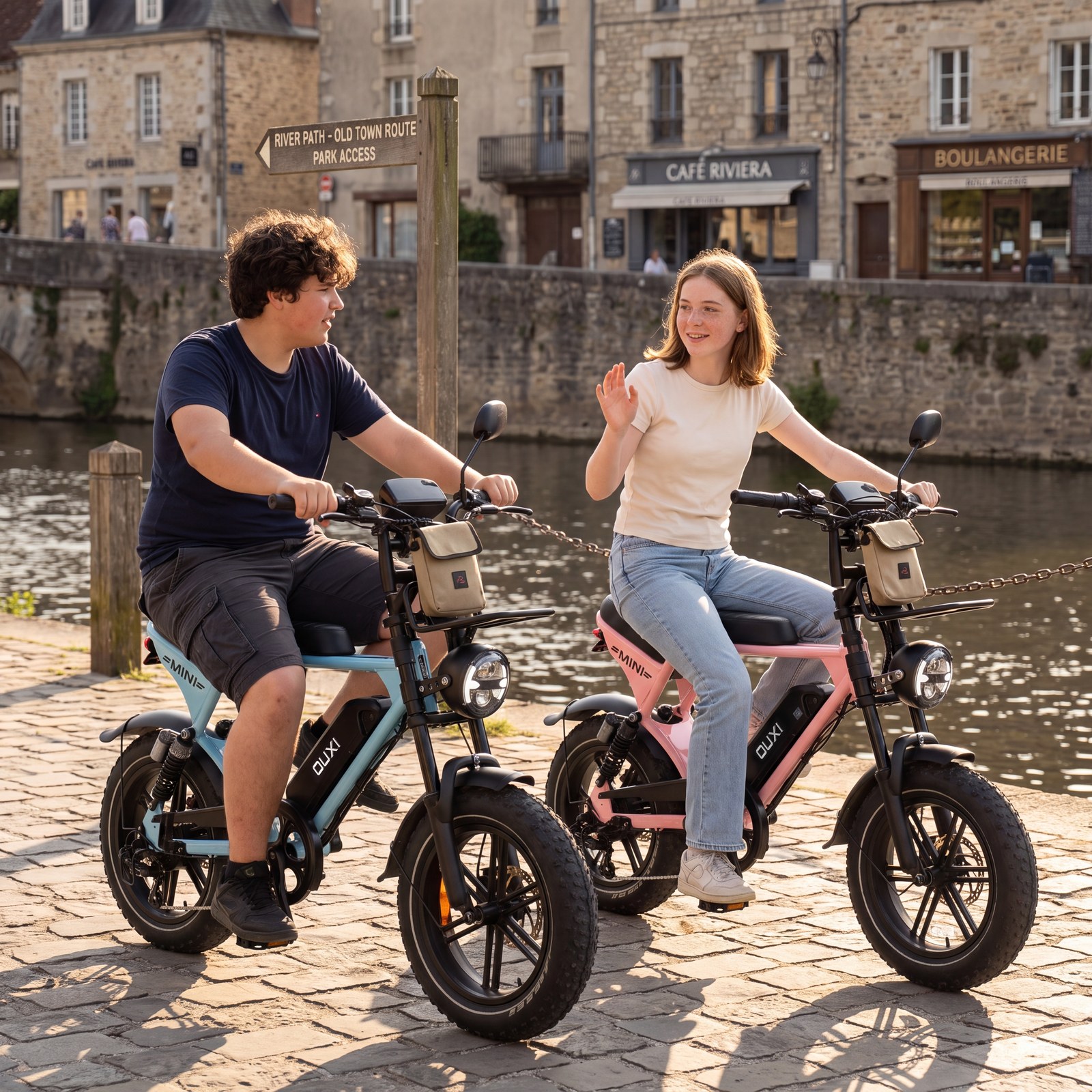 OUXI V8 Ultra Mini Fat Tyre E-Bike